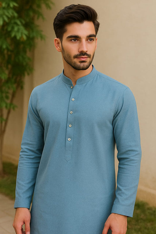Men's Unstitched Boski - Crystal Blue - 42222