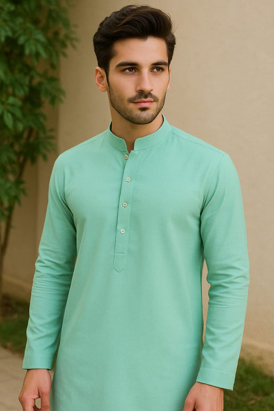 Men's Unstitched Boski - Pearl Aqua - 42272